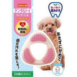 Hartz 潔齒碟玩具 小-中型犬用 軟身煙肉味