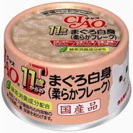 CIAO 11歲以上貓罐頭 吞拿魚白身  75g M-41 (3罐裝)
