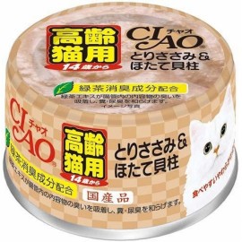 CIAO 14歲以上貓罐頭 雞柳・帶子貝柱  75g M-53 (3罐裝)