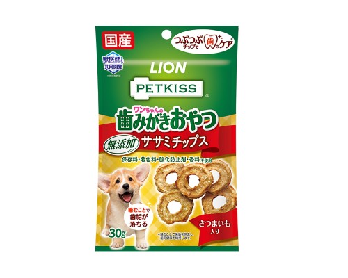 獅王PETKISS 無添加潔齒雞肉紅薯圈