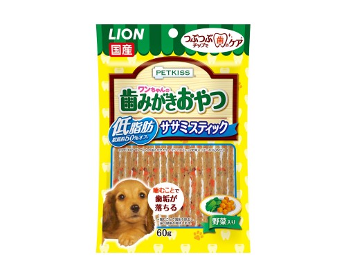 獅王PETKISS 低脂肪潔齒雞肉野菜條