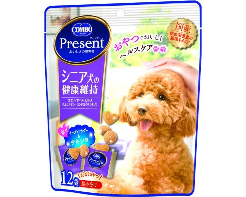 Combo Present 高齡犬健康保健零食 芝士雞肉味 Combo Present 高齡犬健康保健零食 芝士雞肉味