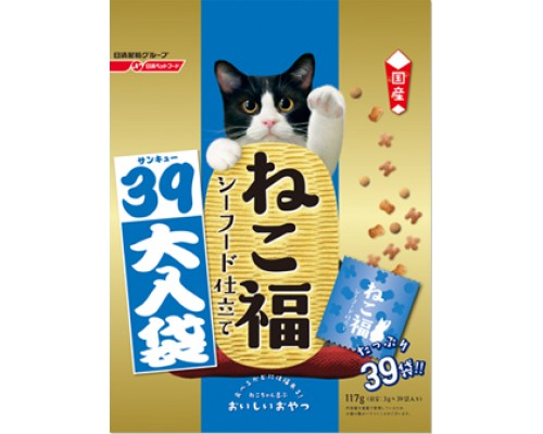 日清 貓福零食 海鮮味 大包裝39袋入