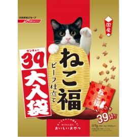 日清 貓福零食 牛肉味 大包裝39袋入
