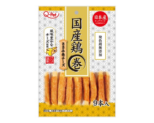 Q-Pet 日本產雞肉芝之卷 9條裝 Q-Pet 日本產雞肉芝之卷 9條裝