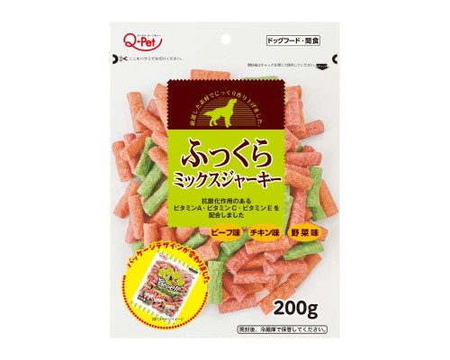 Q-Pet 雞肉牛肉野菜條 200g Q-Pet 雞肉牛肉野菜條 200g