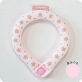 2023 SUO for dogs 28°ICE 寵物用冷感頸圈 (附鈕扣) SB SIZE 粉紅色（首批售完）