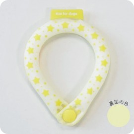 2023 SUO for dogs 28°ICE 寵物用冷感頸圈 (附鈕扣) SB SIZE 檸檬黃色