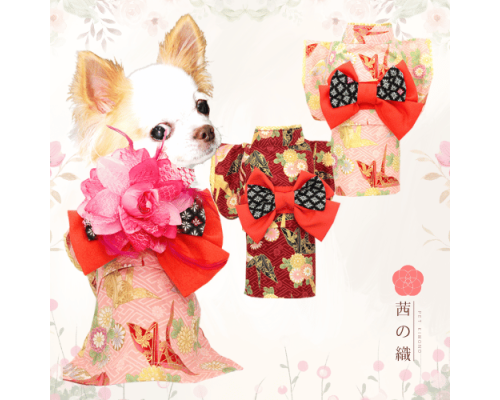 新登場 茜の織 寵物和服 女裝和服 (YACHI) 可印名 新登場 茜の織 寵物和服 女裝和服 (YACHI) 可印名