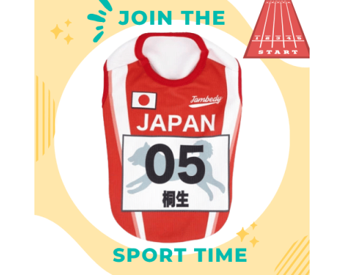 寵物衫 防UV冷感運動衫-田徑馬拉松 連印名