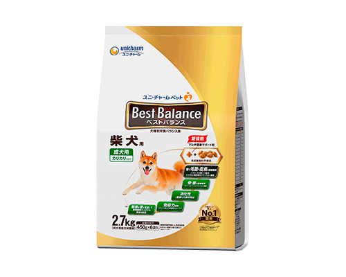 Unicharm Best Balance 香脆口味狗糧 柴犬用 2.7kg裝成犬糧