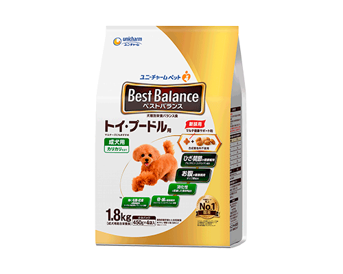 Unicharm Best Balance 香脆口味狗糧 貴婦犬用 1.8kg裝成犬糧
