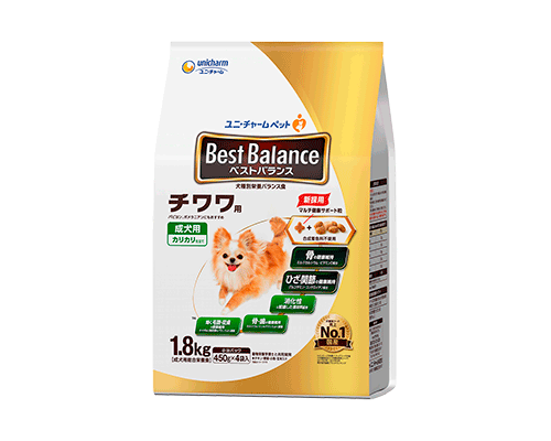 Unicharm Best Balance 香脆口味狗糧 芝娃娃犬用 1.8kg裝成犬糧