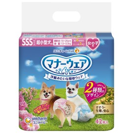 Unicharm 禮貌褲 女子用 SSS碼 42枚裝