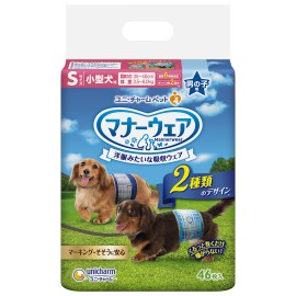 Unicharm 禮貌褲 男子用 S碼 46枚裝