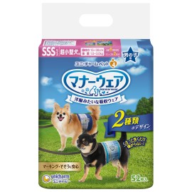 Unicharm 禮貌褲 男子用 SSS碼 52枚裝