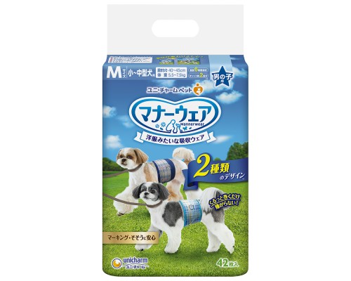 Unicharm 禮貌褲 男子用 M碼 42枚裝