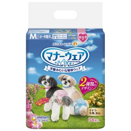 Unicharm 禮貌褲 女子用 M碼 34枚裝