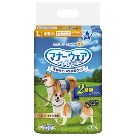 Unicharm 禮貌褲 男子用 L碼 40枚裝